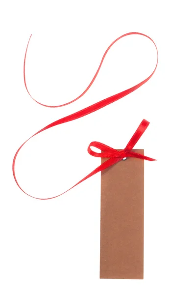 Blank gift tag — Stock Photo, Image