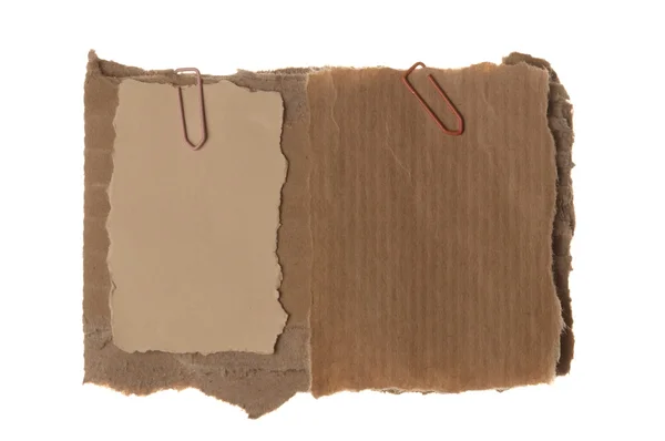 Old paper on cardboard — Stock Photo, Image