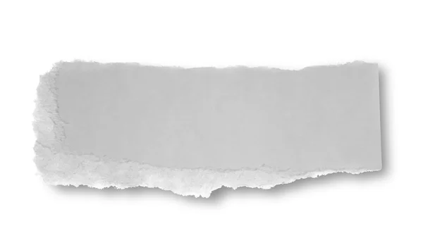 White ripped piece of paper — Stock Photo, Image