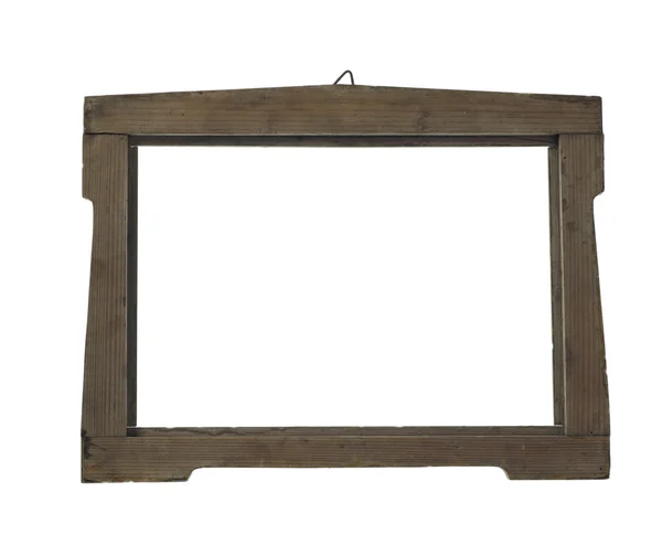 Oude houten frame — Stockfoto