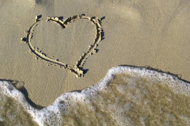 Kumda bir kalp