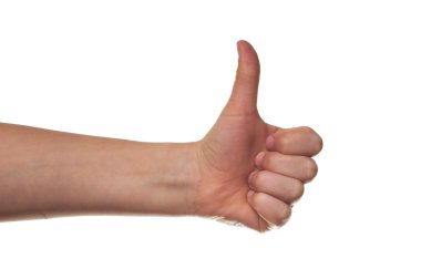 Kadın el yapımı tabela.