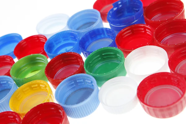 Kleurrijke plastic dop — Stockfoto