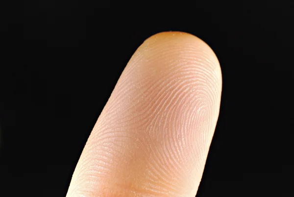 Makroansicht eines Fingerabdrucks — Stockfoto
