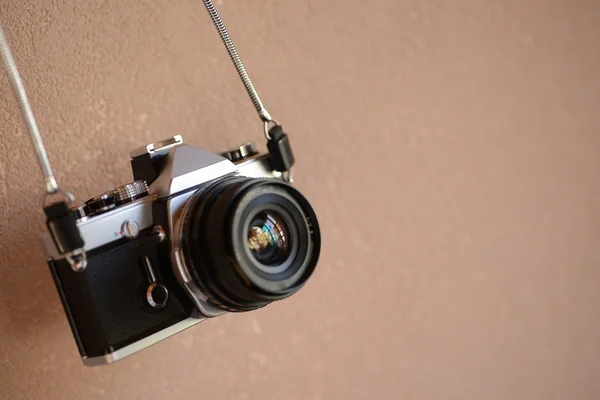 Old SLR Black Camera — Stock Photo, Image