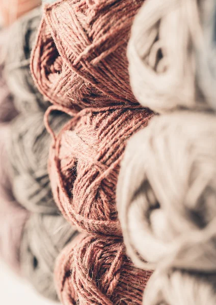 Clew of yarn for knitting — Stock Photo, Image