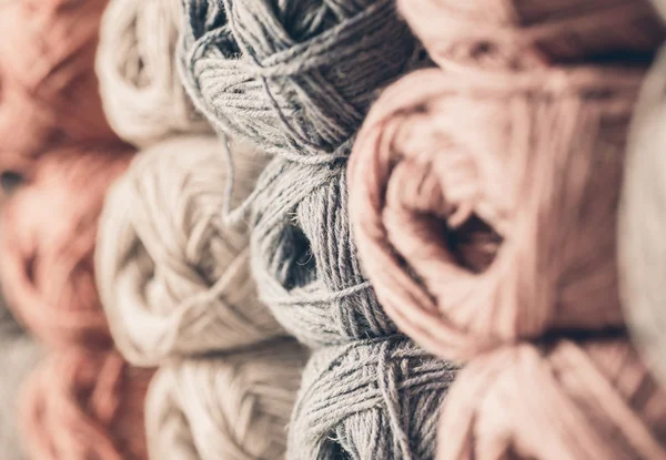 Clew of yarn for knitting — Stock Photo, Image