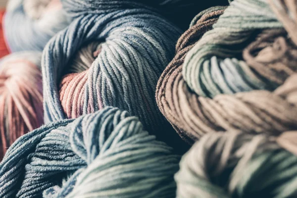 Clew of yarn for knitting — Stock Photo, Image