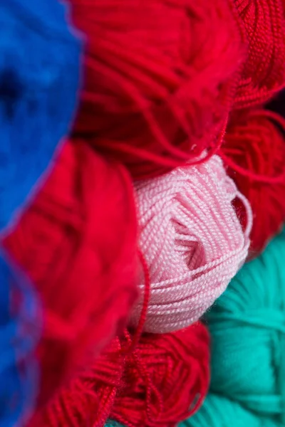 Clew of yarn for knitting — Stock Photo, Image