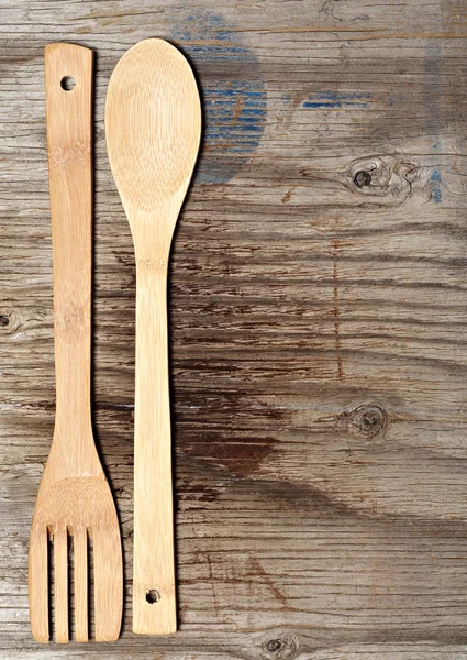 Different kitchen wooden utensils — Stock Photo, Image