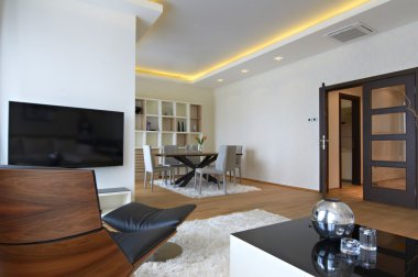 Oturma ve yemek odası iç