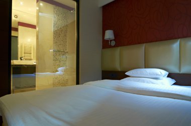 otel yatak odası iç