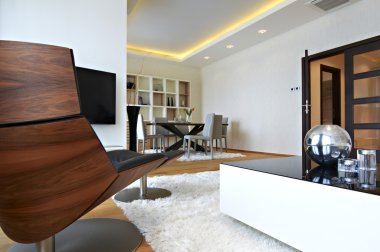 Oturma ve yemek odası iç