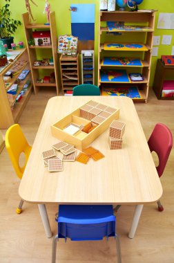 Montessori anaokulu okul öncesi sınıf