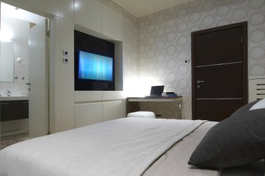 modern yatak odası iç