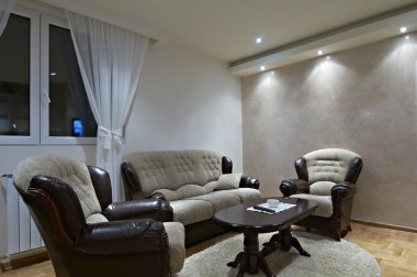 Modern oturma odası