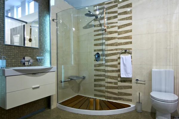 Moderna casa baño — Foto de Stock