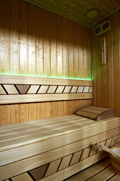 Innenraum der Sauna — Stockfoto
