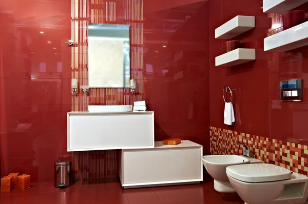 Casa de banho contemporânea Interior — Fotografia de Stock