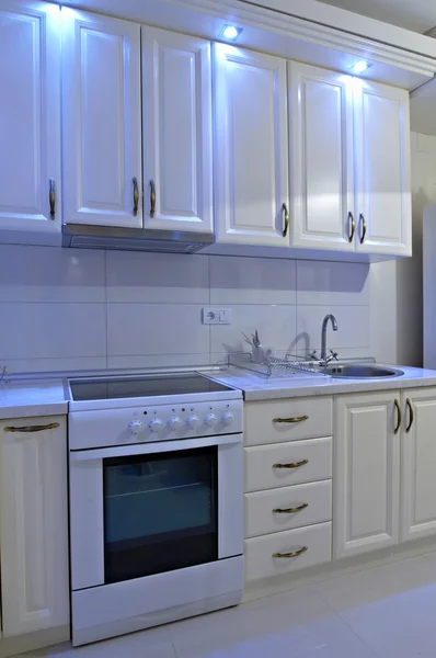 White kitchen interior — Stock Photo, Image