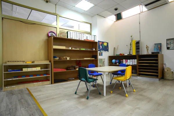 Montessori školka školka učebna — Stock fotografie