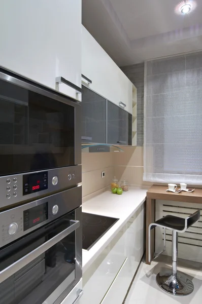 White kitchen interior — Stock Photo, Image