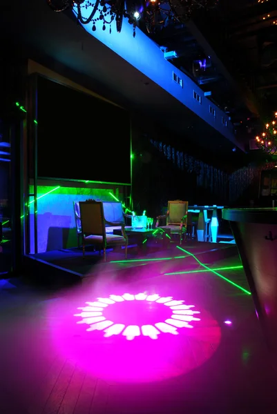 Interior de uma discoteca — Fotografia de Stock