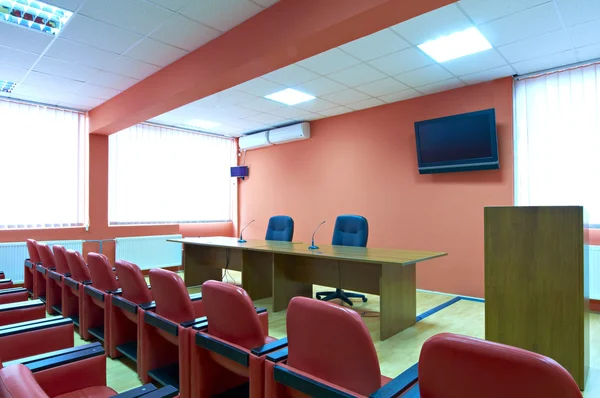 Red conference room — Stock Photo, Image
