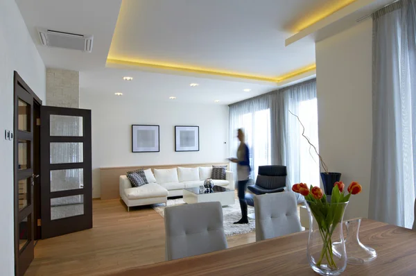 Oturma ve yemek odası iç