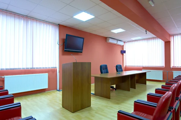 Red conference room — Stock Photo, Image