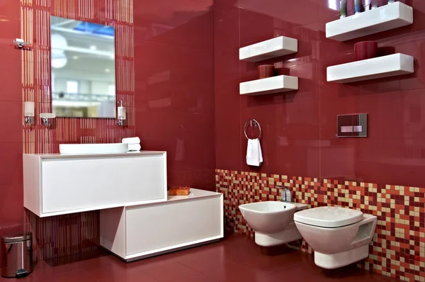 Interior del baño contemporáneo — Foto de Stock