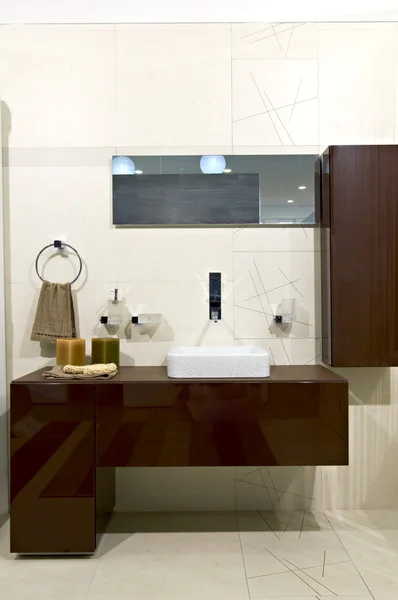 Bagno contemporaneo Interni — Foto Stock