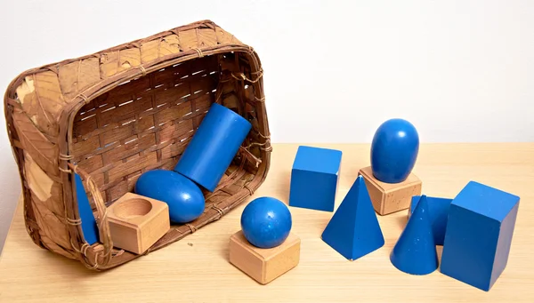 Montessori zabawki materiału — Zdjęcie stockowe