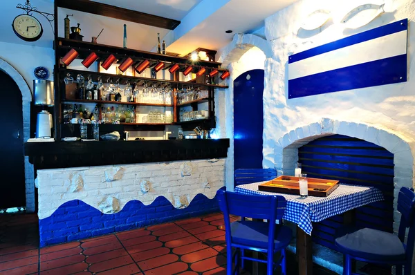 Concetto taverna greca — Foto Stock