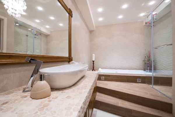 Contemporary bathroom interior — Stock Photo, Image