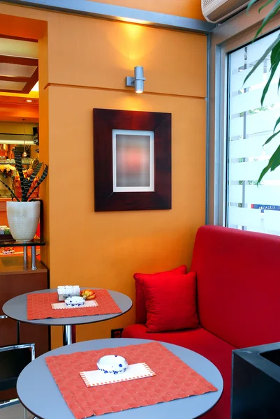 Innenraum eines Cafés — Stockfoto
