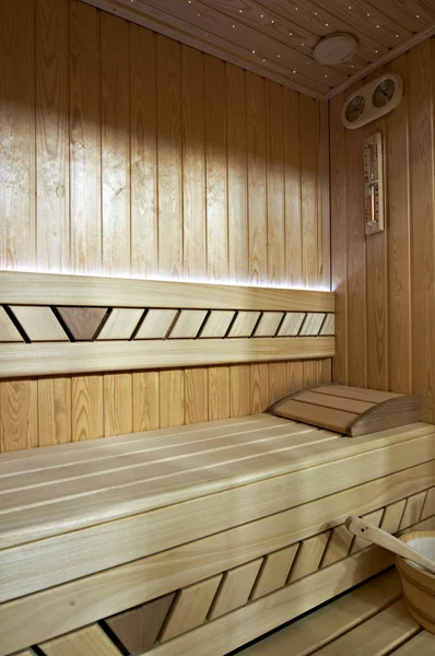 Innenraum der Sauna — Stockfoto