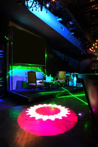 Interior de uma discoteca — Fotografia de Stock