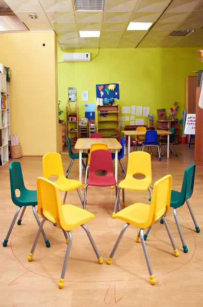 Montessori Kindergarten Preschool Classroom — Stock Photo, Image