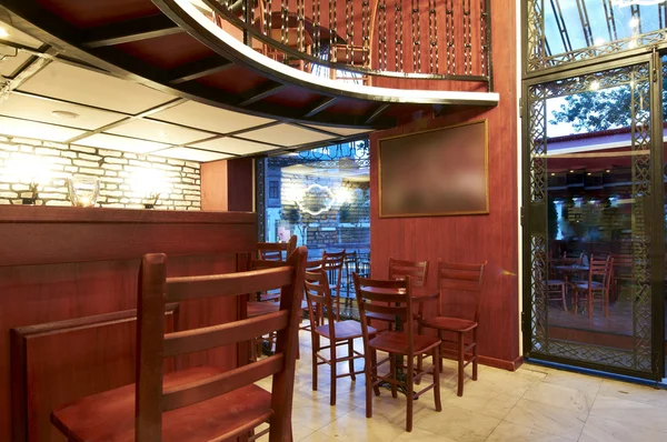 Interior acolhedor café — Fotografia de Stock