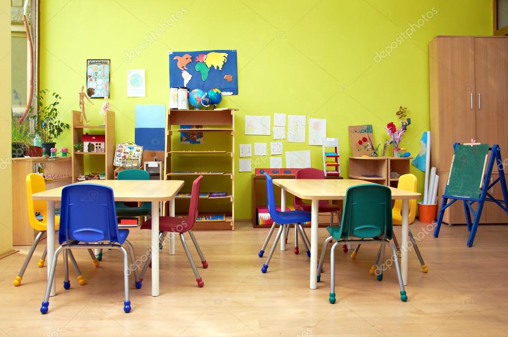 Montessori Kindergarten Preschool Classroom Stock Photo by ©markop 59854251