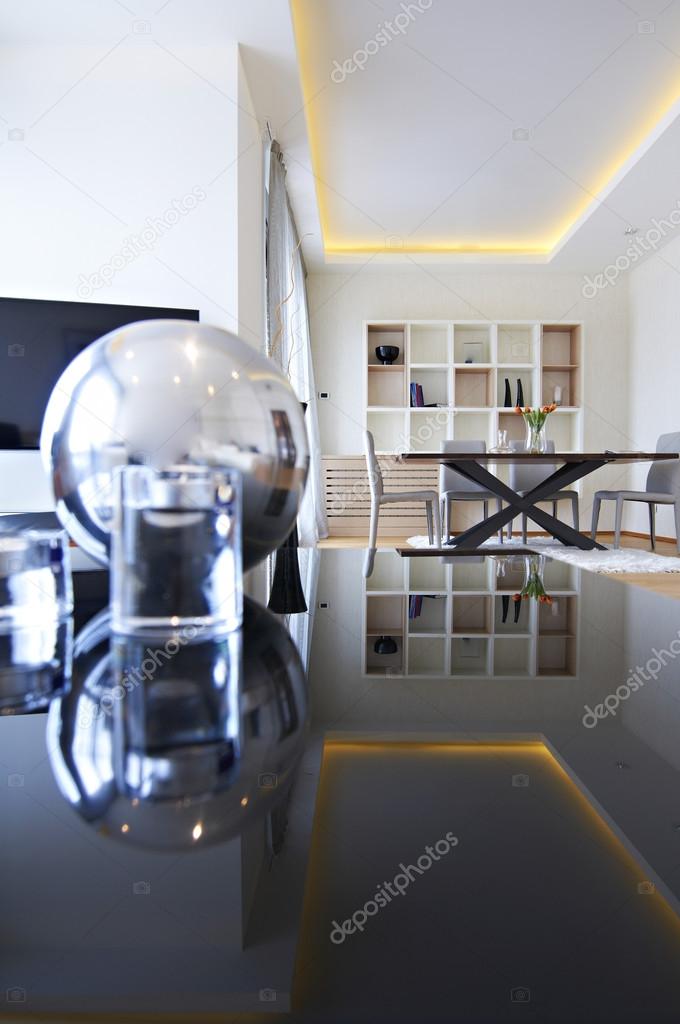 Living and dining room interior