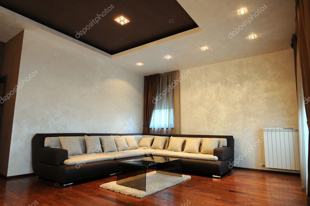 Sala de estar contemporánea — Foto de stock © markop #59857973