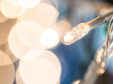 Noel ışıkları yakın çekim