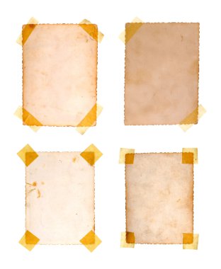 Çeşitli eski fotoğraf koleksiyonu