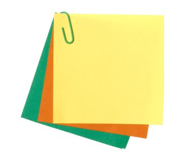 renkli kağıt notlar