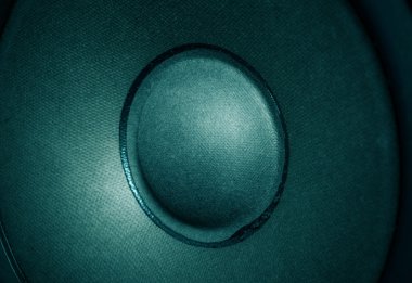 Yeşil hoparlör görünümünü