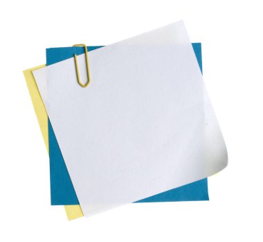 renkli kağıt notlar