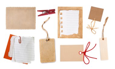 Boş karton kağıt Etiketler topluluğu