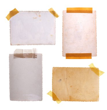 Çeşitli eski fotoğraf koleksiyonu